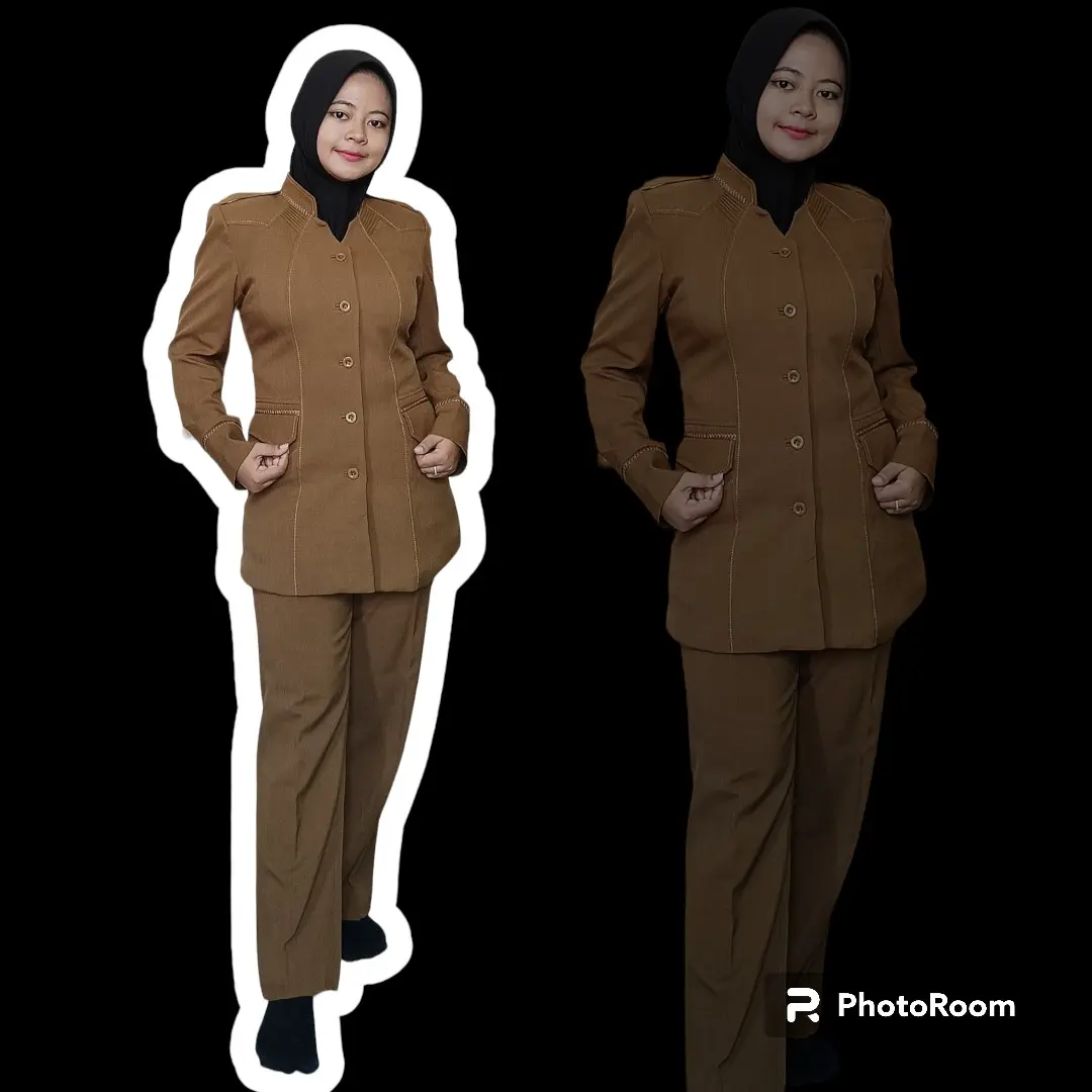 BAJU BLAZER SERAGAM DINAS  WARNA PEMDA MUDA  KODE 210 Poliester