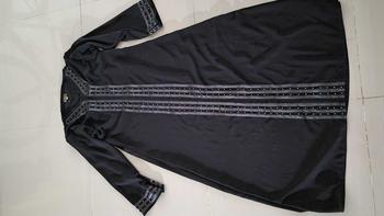 Product Review of Abaya Gamis ALKHATIB Hitam Nella Motif Jetblack Ready Wanita Muslim Grade A Ukuran S M L XL XXL gamisabaya from M**a 0