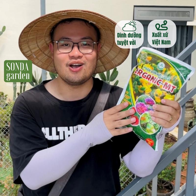 Phân bón hữu cơ cá ORGANIC - MT 1kg Sonda garden đạm cá nhiệt phân, cải tạo đất, bổ sung vi sinh vật hữu ích, các chất dinh dưỡng