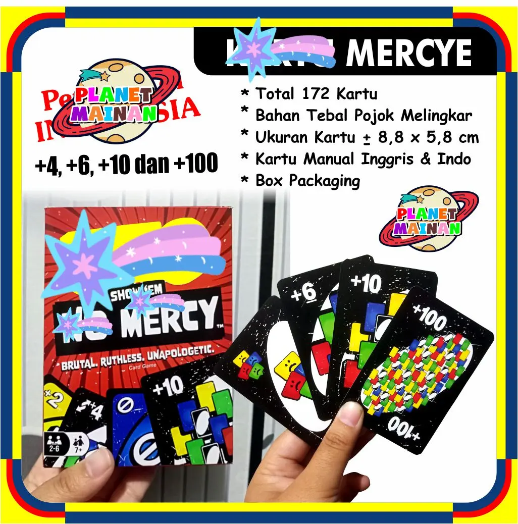 KARTU MERCY +100 CARD GAME FAMILY GAME