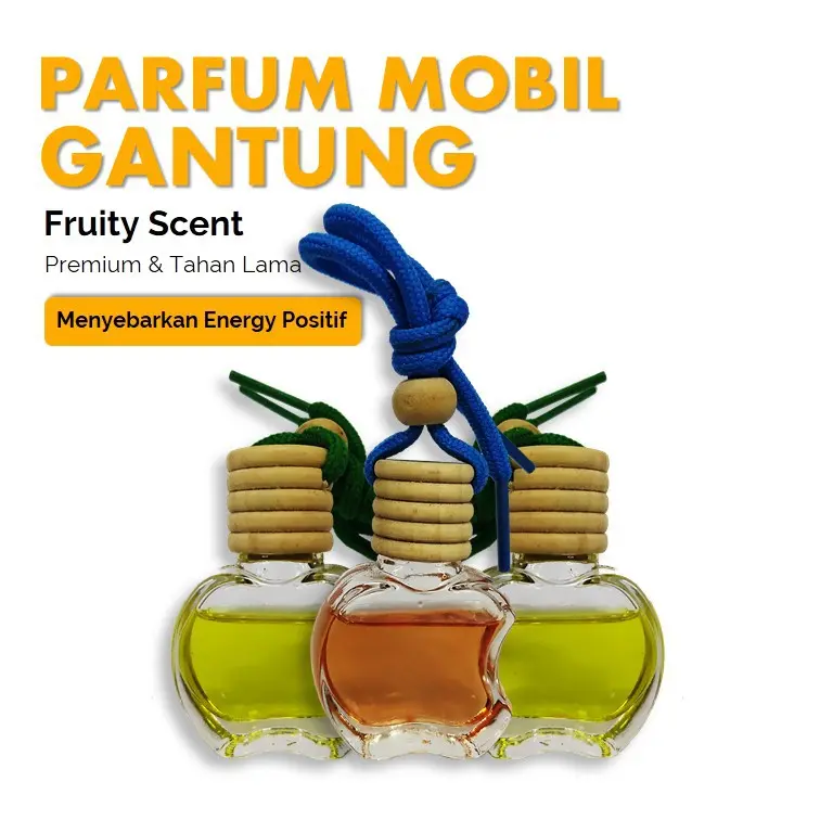 PARFUM MOBIL GANTUNG TAHAN LAMA ANTI MUAL AROMA KOPI,LEMON,APEL,BACCARAT PREMIUM