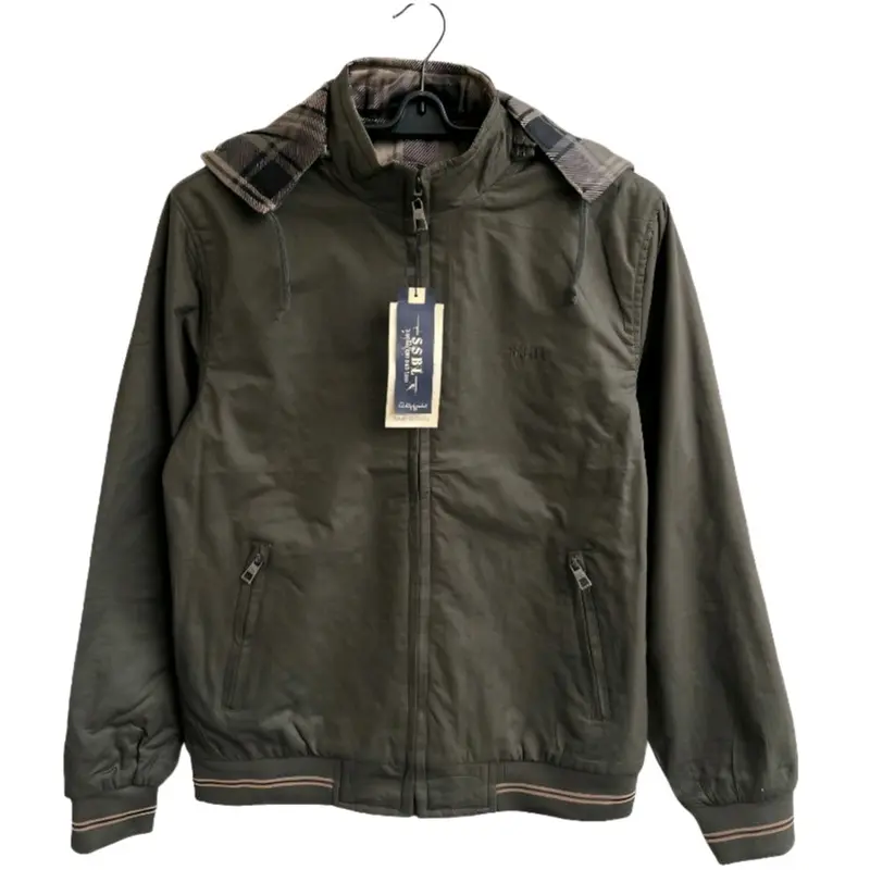 jaket import / jaket pria dewasa / jaket pria katun import / jaket katun pria terbaru 2023 Katun Musim dingin Polos Motif Lembut Kain Hijau Coklat Tebal Panjang Zipper Nyaman Abu Muda Keren Casual Kancing Cowok Kerja Distro Baju 8