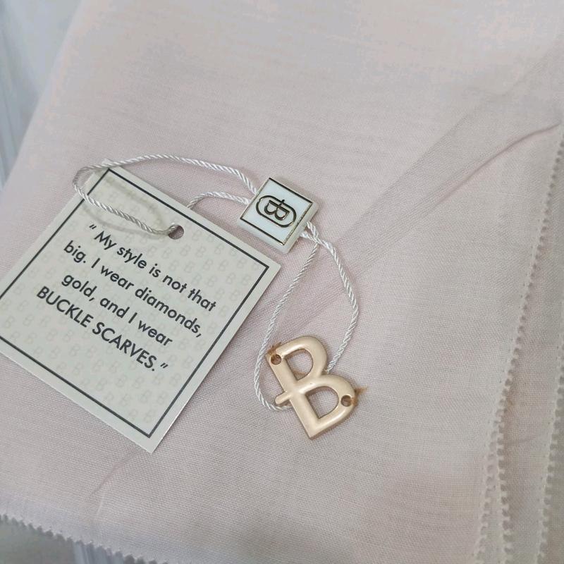 HIIAB BUCKLE SCARVES POLOS FREE POUCH Jilbab Segi Empat Metal Logo Muslim 4