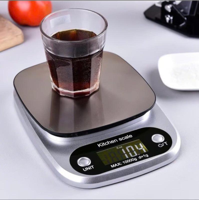 Cân Tiểu Li, Cân Điện Tử Nhà Bếp Mini Đinh Lượng 1g-10kg , Có Độ Chính Xác Cao, Có Tính Năng Trừ Bì , Tặng Kèm 2 Cục Pin 4