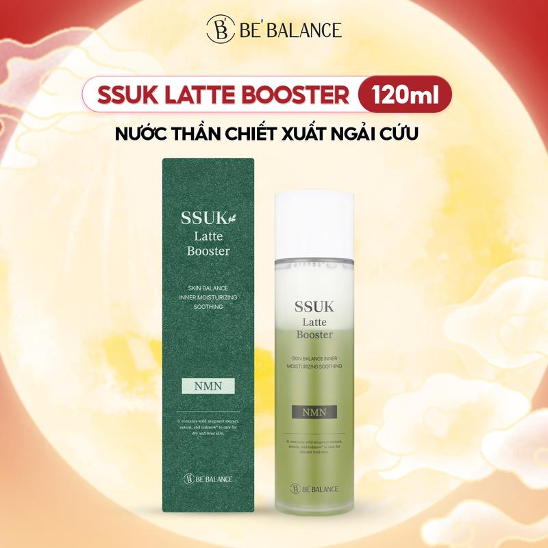 (S01) Toner Nước Thần Đa Tầng Chiết Xuất Ngải Cứu Be'Balance SSUK LATTE BOOSTER giúp Làm Dịu và Đều Màu Da 120ml