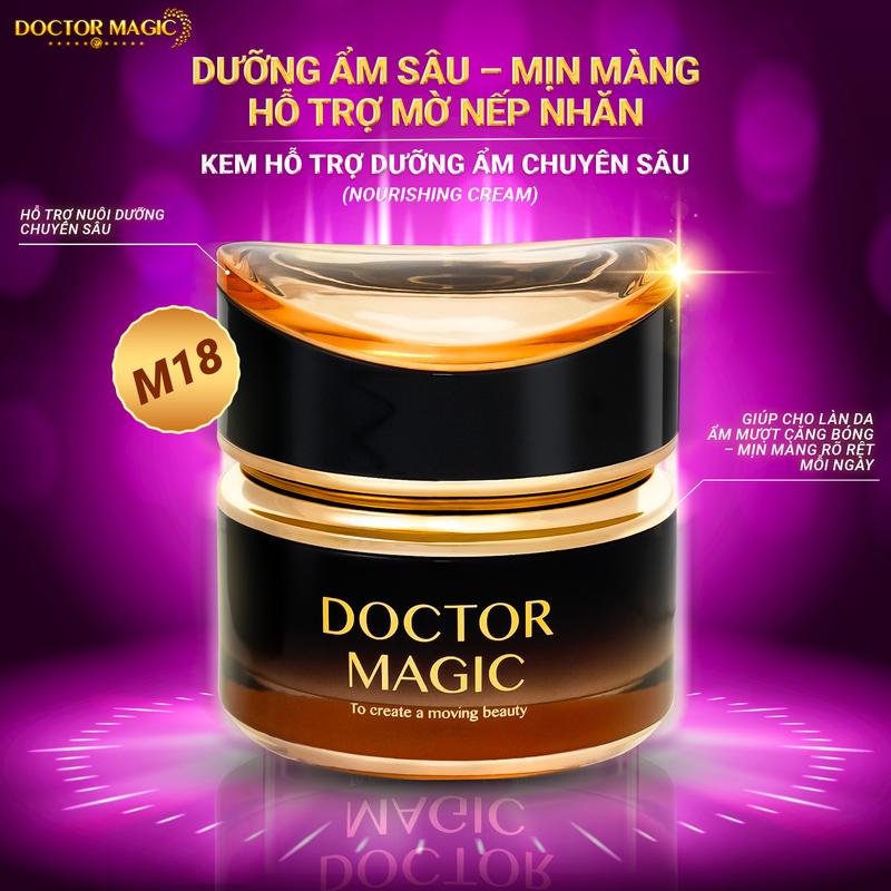 M18 - Kem Hỗ Trợ Dưỡng Ẩm Chuyên Sâu Doctor Magic - Nourishing Cream - 50g - Dưỡng Ẩm Da