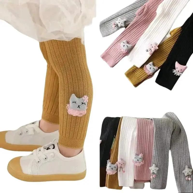 Celana Legging Bayi import 12pcs / Cotton Rich Tights Bayi Cowok Cewek Lembut Perempuan kaos kaki