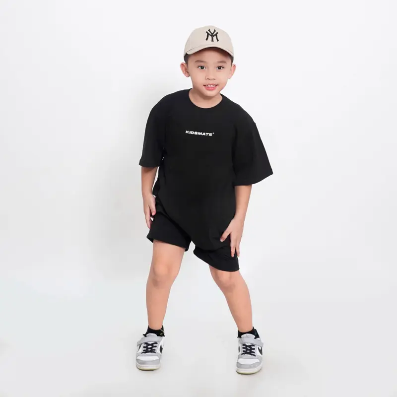 T-shirt Oversize In Black by Kidsmate Fashion 0