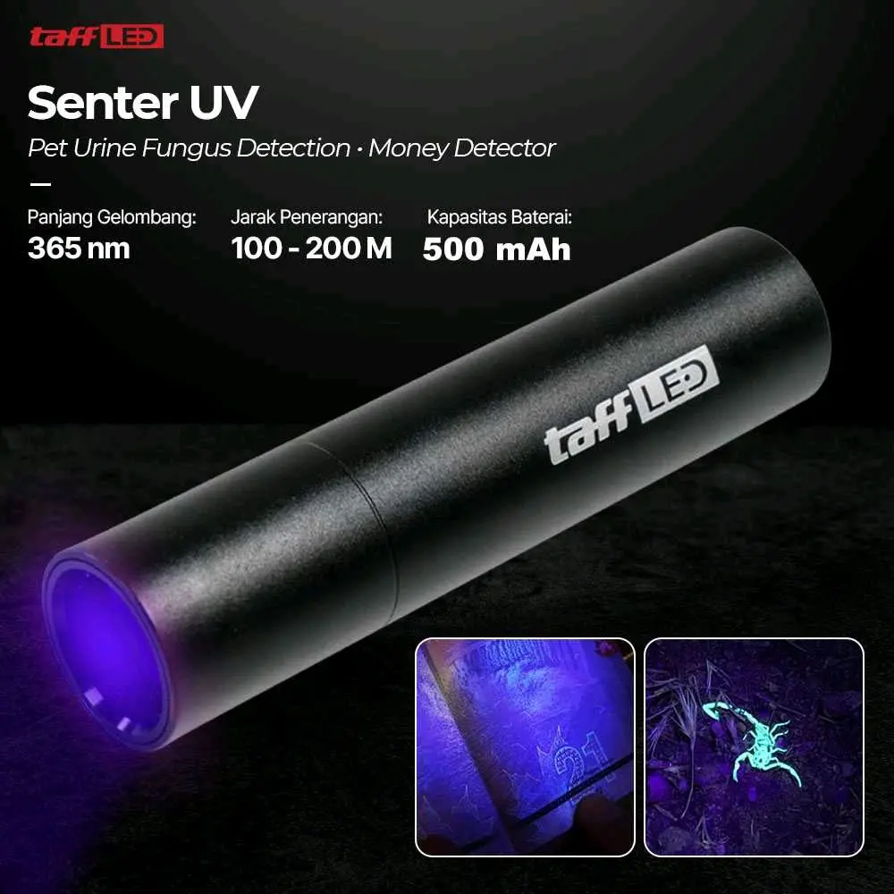 Ultraviolet Pet Urine Detection 365nm Photo Cat Senter - Senter UV Ultraviolet Mini Flashlight Money Detector 365nm
