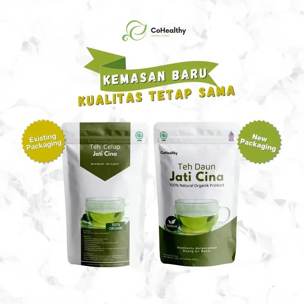 Daun Jati Cina Teh Celup isi 20 kantong Tea Herbal