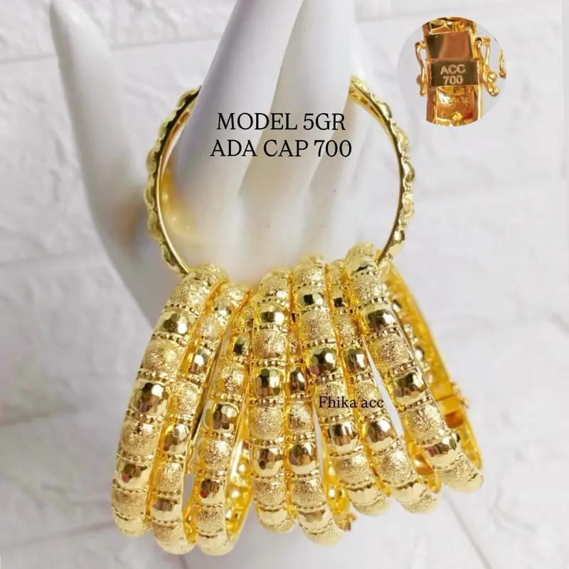 Gelang boba model 5gr cap fashion