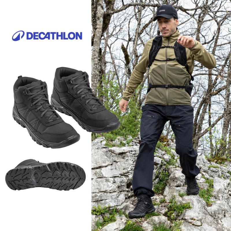 Giày leo núi hiking Decathlon dành cho nam cổ lửng - NH100 8756701