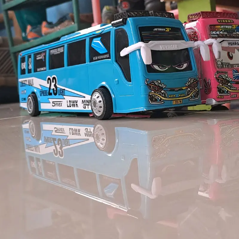 Stiker livery miniatur bus LBWK sudah cutting/livery miniatur bus RKC 3