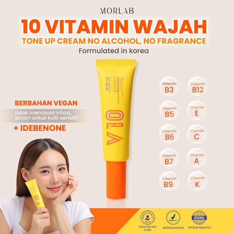 50ml MORLAB-V10 With idebenone Mencerahkan Pencerah Wajah Pelembab Perawatan Kusam 1