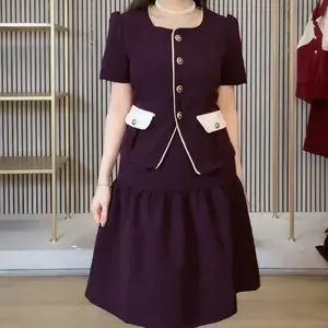 Setelan Wanita | Oneset lengan pendek | Camila Set / Rok Celana Wanita