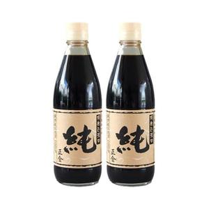 小豆島 正金醤油 (桶仕込 濃口醤油 純360ml /2本セット)