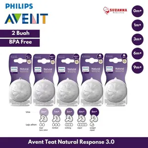 Avent Teat Natural Response Nipple 3.0 - Dot Botol Susu Bayi