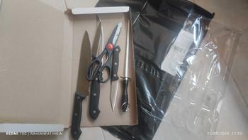 Product Review of [COD]  Set Pisau Dapur 6PCS Ukuran 20cmx30cm Plastik Kitchenware Knife Stainless Steel  (J3) from R**I 1