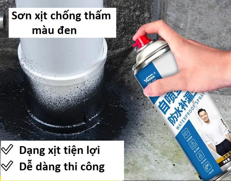   BÌNH TO  Sơn xịt chống thấm tường trần nhà mái tôn chống dột nước Bình sịt chống thấm công nghệ nano nhập khẩu 