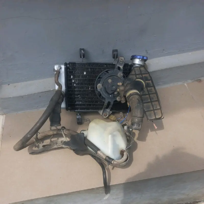 Set Radiator Assy Copotan MX 135 Old Motorcycle Kipas Mesin - Engine 0
