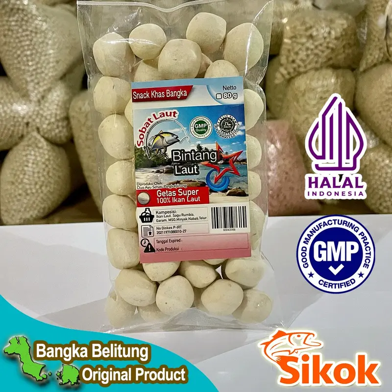 GETAS SUPER BINTANG LAUT KHAS BANGKA 80gr 0
