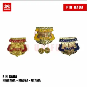 DND UNIFORM 2 - PIN GADA BAHAN LOGAM BERKUALITAS DAN PREMIUM