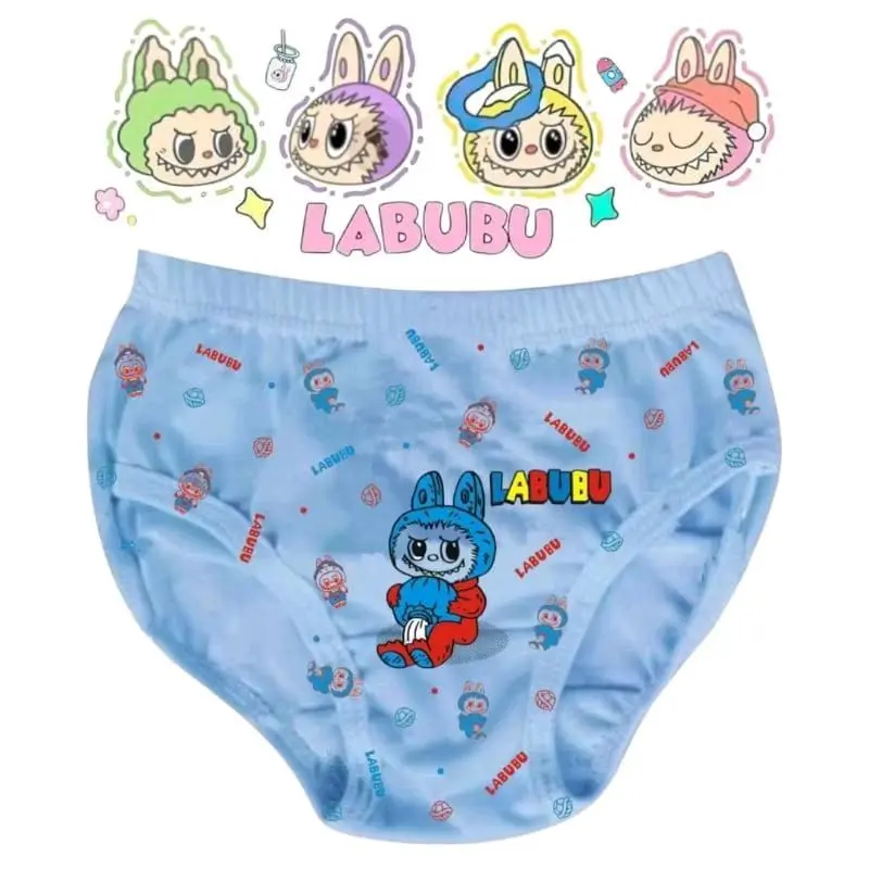 CD LABUBU ISI 12 PCS Celana dalam anak perempuan motif KARAKTER usia 1-8 Daeman anak cewek terbaru