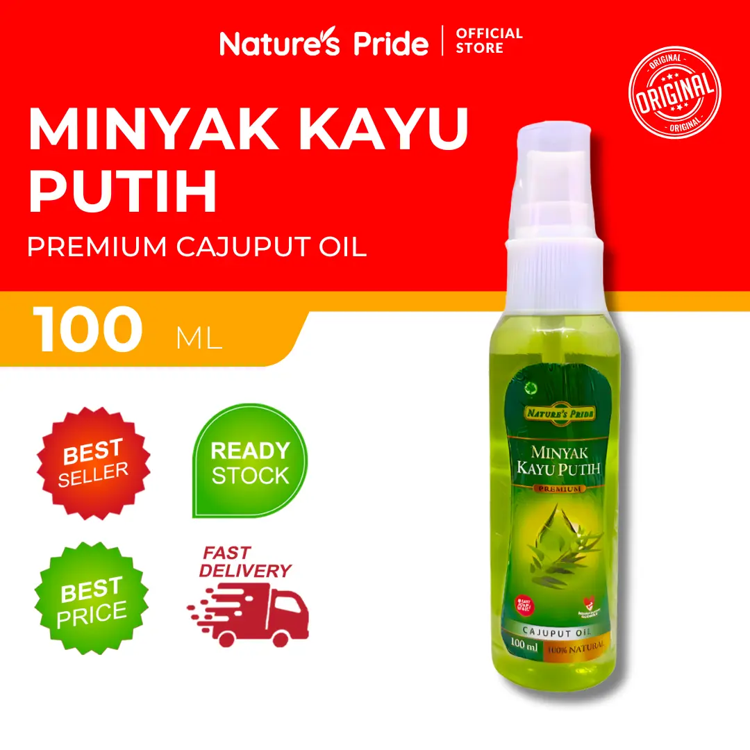Minyak Kayu Putih NATURE'S PRIDE Isi 100 ml - Premium Cajuput Oil