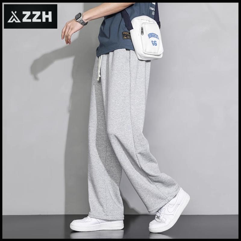 Product Introduction of Celana loose pants celana panjang pria korean style kasual celana gombrong pria kulot baggy pants celana longgar pria oversize pria celana kasual  celana hitam pria abu 20