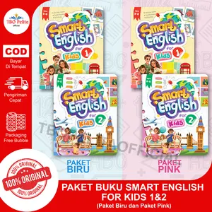 Paket Buku Smart English For Kids 1&2 (Paket Biru dan Paket Pink)