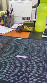 Product Review of Pad Tetikus Pejabat, Tersedia dalam Pelbagai Bahasa, Saiz Besar dan Lanjutan, Sesuai untuk Excel, Powerpoint dan Perisian Word, Pad Tetikus Papan Kekunci Meja Permainan from L**a S**d 0