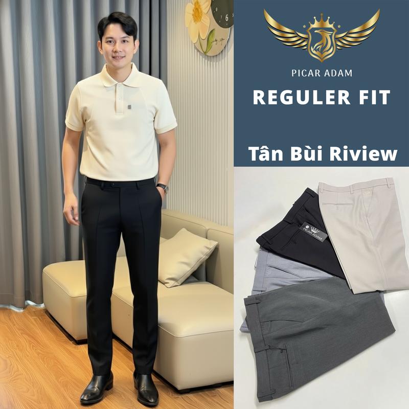   Tân Bùi Deal Độc Quyền  Quần âu nam cao cấp chất vải cotton mềm mịn-mỏng nhẹ thoáng khí mát mẻ mùa hè,form regulerfit tôn dáng che khuyết điểm chân 6 màu Vàng Cát Ghi Nhạt Ghi Đậm Đen  Xanh  Than- Menswear pant 