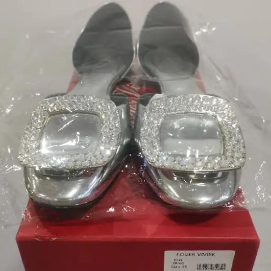 (Preowned) Reu 11018 Roger Vivier - Flat Size 35