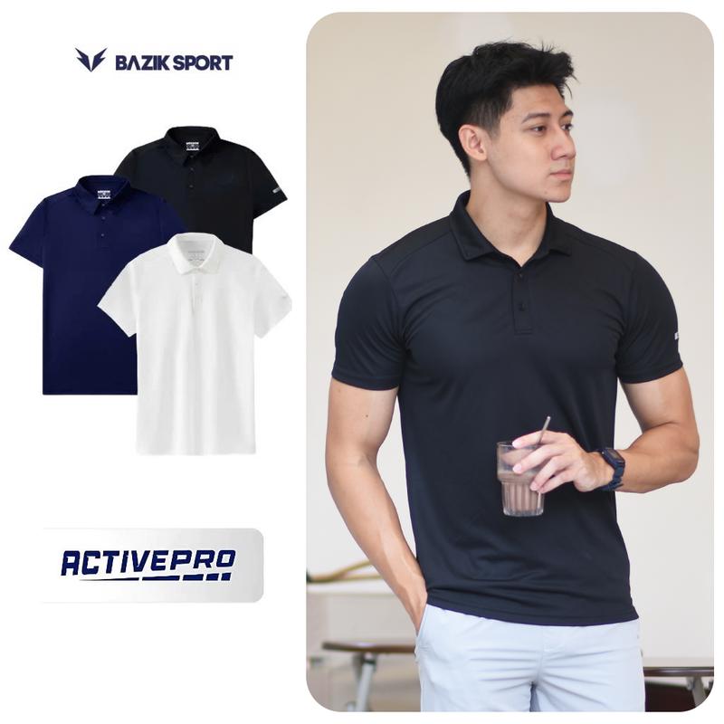 Áo Polo Nam Đa Năng BAZIK Co giãn 4 chiều thoáng khí vận động thoải mái đi làm đi chơi pickleball