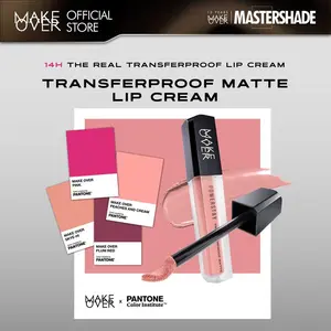 MAKE OVER Powerstay Transferproof Matte Lip Cream - Lipcream x PANTONE Tahan Lama 14 Jam Lip Cream