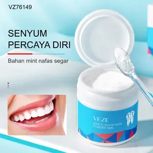 [BPOM] - Veze Serbuk pemutih gigi shine to yellow tooth powder skin 50gram -VZ78266