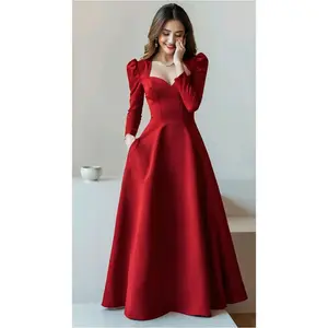 Valerian Dress Pesta Mewah Terbaru-Dress Natal Elegant-Dress Korean Style-Dress Scuba Premium-Dress Casual Kekinian