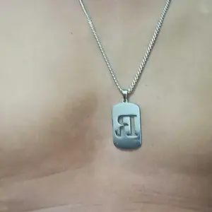 COD-Kalung Inisial Nama Silver Anti Karat / Kalung Abjad A-Z / Aksesoris Fashion Kualitas Tinggi Keren Bagus