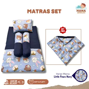 MATRAS SET + SELIMUT BEDCOVER BAYI Bantal Empuk Perlengkapan  Tidur  Guling  Kasur