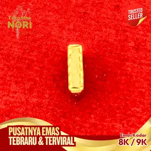 LIONTIN ABJAD I INISIAL NAMA - EMAS 8K - TOKO MAS NORI OFFICIAL