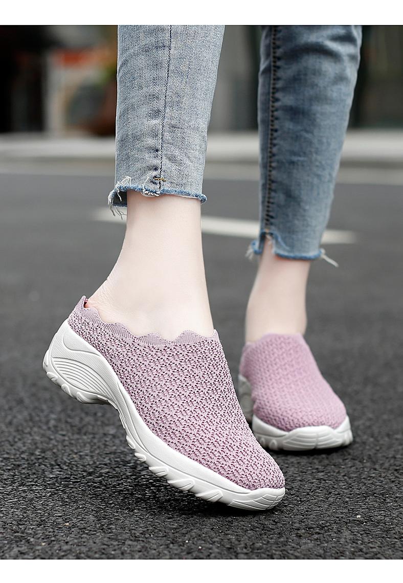 Product Introduction of FOKU Sepatu Slop Santai Wanita Slip On Sneakers Korea Terbaru 45