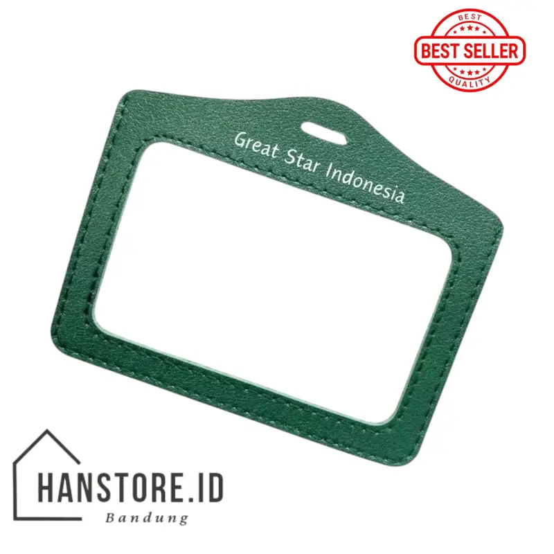 FRAME ID CARD LANDSCAPE / ID CARD HOLDER KULIT DOUBLE SIDE MIKA LANDSCAPE 8