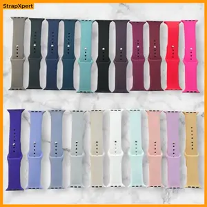 ( HANYA TALI )Soft Silicone Strap for Apple Watch Ultra 3/2/1 Sport Tali Jam Tangan Band For iWatch HW22 W26 IWO T500 T500 + T500+pro