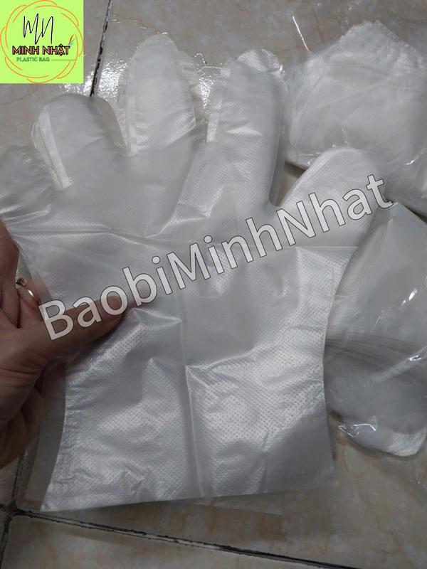 Xấp 100GAM Bao tay nilong dùng 1 lần loại dày tốt