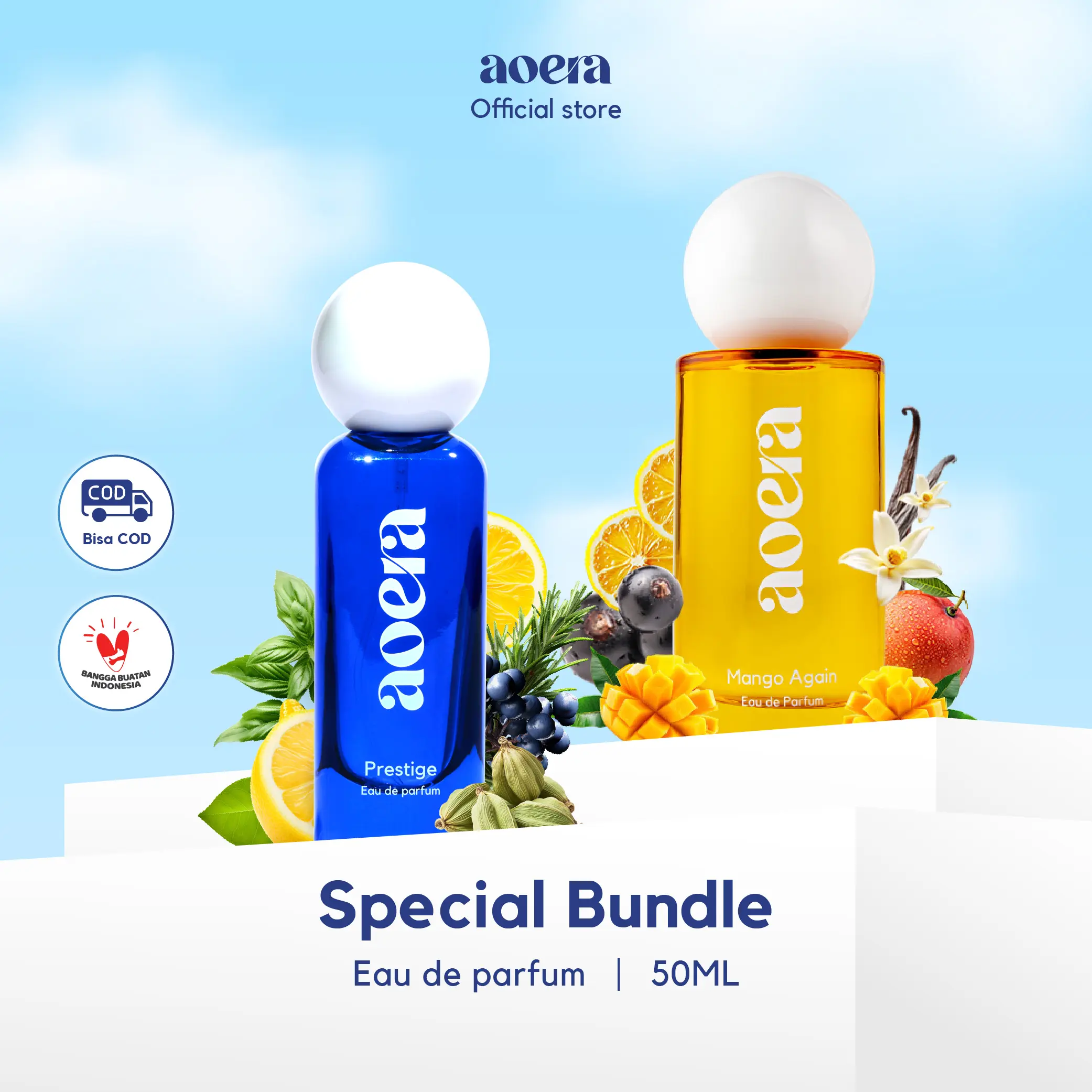 Aoera - Promo Bundle Z Series X Fruity Series Eau De Parfum 50ML Aoera - Promo Bundle Z Series X Fruity Series Eau De Parfum 50ML