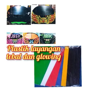 plastik layangan 100 x 120 cm glowing dan tebal Mainan