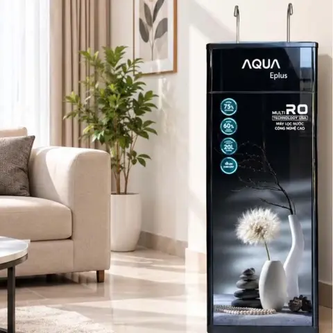 Máy lọc nước nóng lạnh nguội. Multi RO 20L, công nghệ lọc cao cấp, tiết kiệm 75% năng lượng, 60% nước.