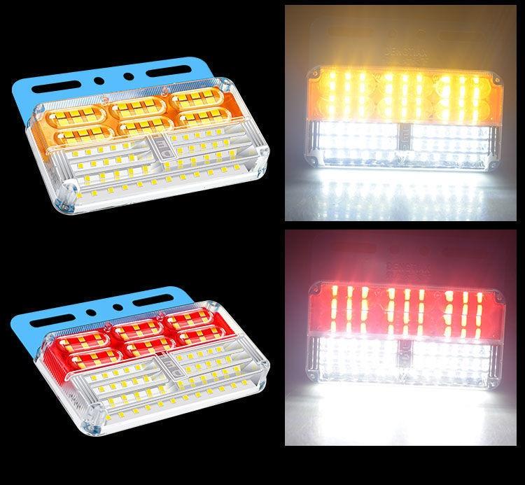 Product Introduction of 1Pcs Big Truck 24V Led High Light Waterproof Side Light Trailer Side Light Side Light Waist Light Astern Turn Super Bright Side Light 17