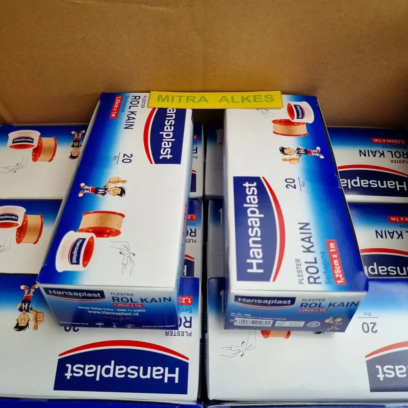 Hansaplast Rol Kain 1 25 cm x 1m. Plester Hansaplas Roll Kain. 3