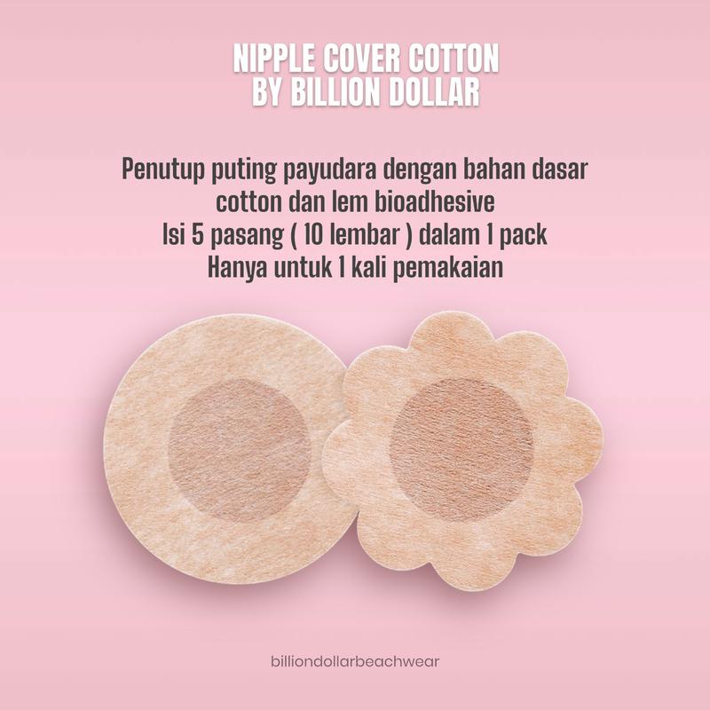 NIPPLE COVER COTTON MINI - Bra Tempel Perekat Seamless 1 Pack 5 Set 2